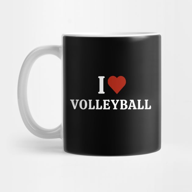 I love Volleyball by Hayden Mango Collective 